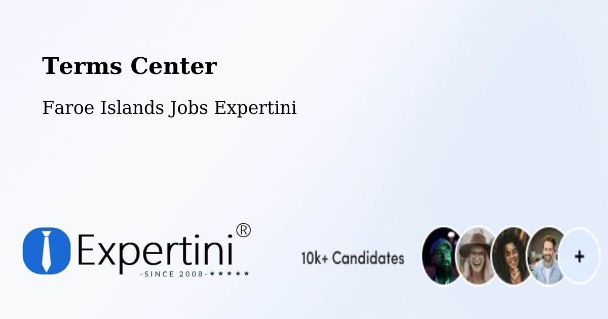 Terms of Service – Sørvágur - Faroe Islands Jobs Expertini